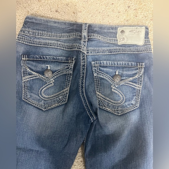 Women’s‎ silver Jean capris suki surplus 27 - Picture 3 of 7